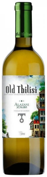 Вино "Старый Тбилиси" Алазани белое, 2023
