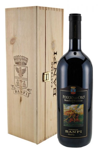 Вино Banfi, "Poggio all'Oro" Brunello di Montalcino Riserva DOCG, 2015, wooden box, 1.5 л