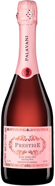 Игристое вино Palavani, "Prestige" Rose Semi-Dry