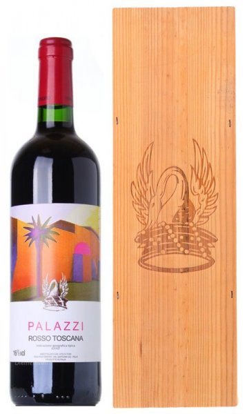 Вино Tenuta di Trinoro, "Palazzi", Toscana IGT, 2014, wooden box, 1.5 л