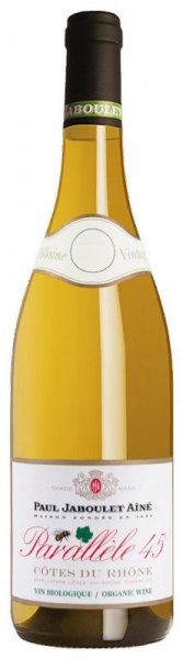 Вино Paul Jaboulet Aine, "Parallele 45" Blanc BIO, Cotes du Rhone AOC, 2021