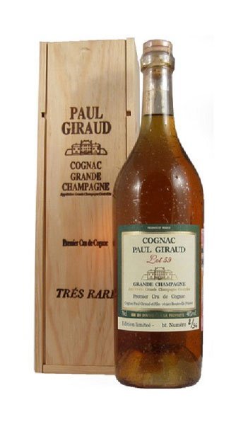 Коньяк Paul Giraud Lot 59 Grande Champagne Premier Cru, wooden box, 0.7 л
