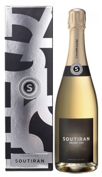 Шампанское Soutiran, "Perle Noire" Ambonnay Grand Cru, Champagne AOC, gift box
