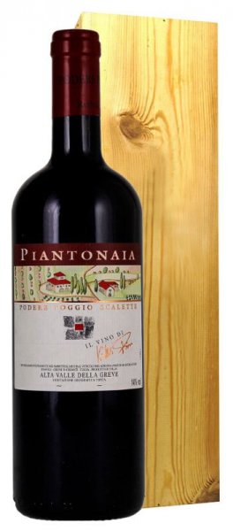 Вино Piantonaia, Alta Valle della Greve IGT, 2017, wooden box, 1.5 л