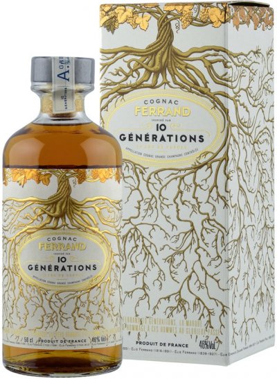 Коньяк Pierre Ferrand, "10 Generations" 1-er Cru de Cognac, Grande Champagne AOC, gift box, 0.5 л