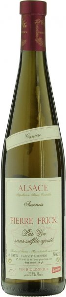 Вино Pierre Frick, Auxerrois "Carriere", Alsace AOC, 2018, (Pur Vin Sans Sulfite Ajoute)