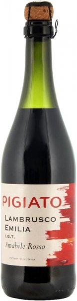 Игристое вино "Pigiato" Lambrusco Emilia IGT, Rosso