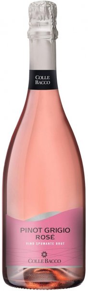 Игристое вино Pirovano, "Colle Bacco" Pinot Grigio Rose Brut