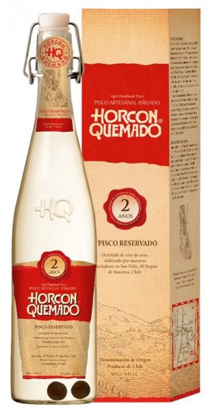 Писко "Horcon Quemado" Pisco Reservado 2 Anos, gift box, 0.645 л
