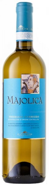 Вино Podere Castorani, "Majolica" Trebbiano d'Abruzzo DOC, 2022