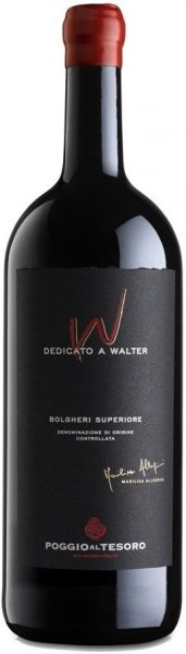 Вино Poggio al Tesoro, "Dedicato a Walter", Bolgheri Superiore DOC, 2017, 1.5 л