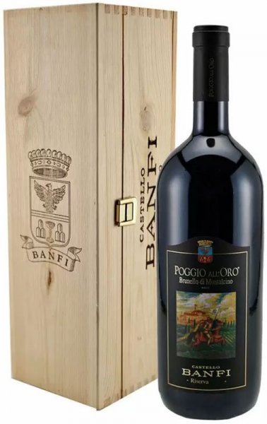 Вино Banfi, "Poggio all'Oro" Brunello di Montalcino Riserva DOCG, 2016, wooden box, 1.5 л
