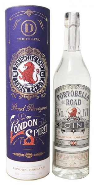 Джин "Portobello Road" London Dry Gin, in tube, 0.7 л