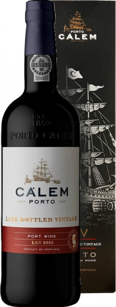 Портвейн "Calem" Late Bottled Vintage Port, 2015, gift box