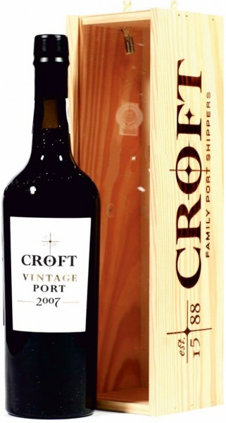 Портвейн Croft, Vintage Port, 2007, wooden box