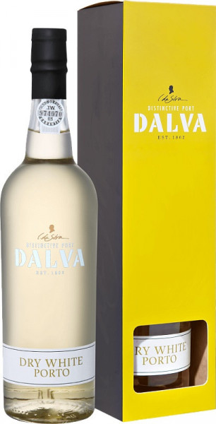 Портвейн "Dalva" Dry White Porto, gift box