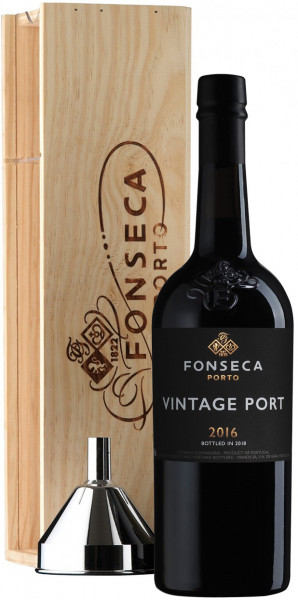 Портвейн Fonseca, Vintage Port, 2016, wooden box