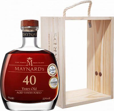 Портвейн "Maynard's" Tawny Porto 40 Years Old, wooden box