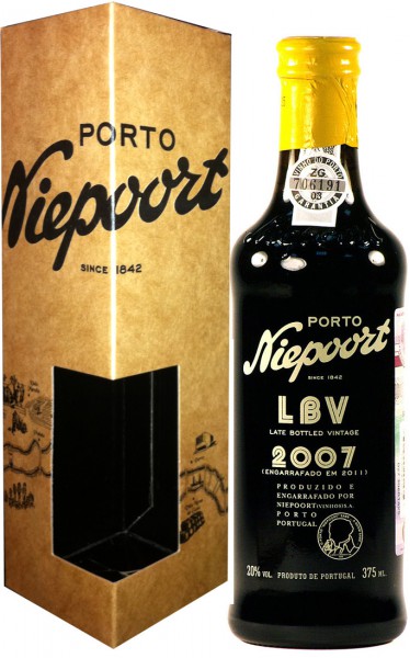 Портвейн Niepoort, Late Bottled Vintage (LBV), 2007, gift box, 0.375 л