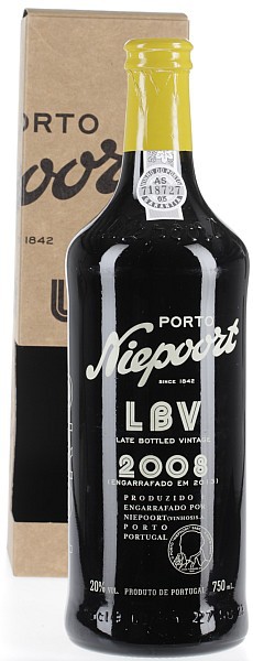Портвейн Niepoort, Late Bottled Vintage (LBV), 2008, gift box