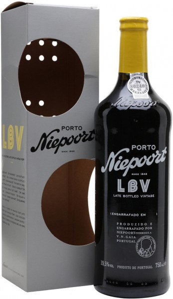 Портвейн Niepoort, Late Bottled Vintage (LBV), 2016, gift box