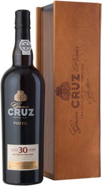 Портвейн Porto Gran Cruz 30 Years Old, in wooden box