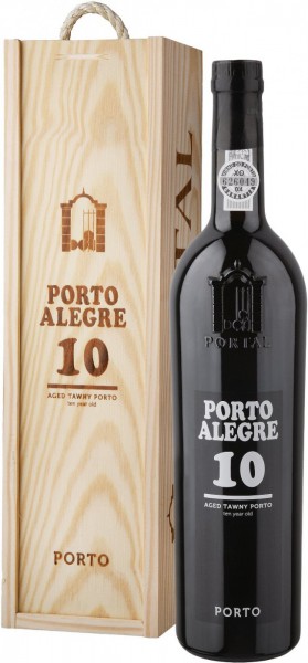 Портвейн Quinta do Portal, "Porto Alegre" 10 Years Old, Douro DOC, wooden box