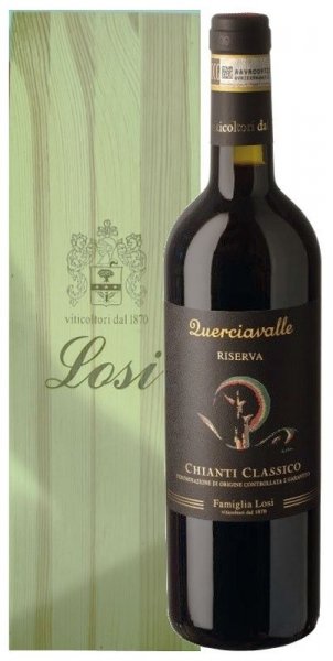 Вино Losi, "Querciavalle" Chianti Classico Riserva DOCG, 2013, wooden box, 1.5 л