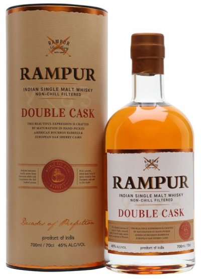 Виски "Rampur" Double Cask, in tube, 0.7 л