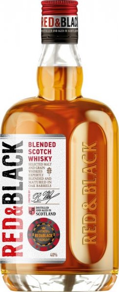Виски "Red & Black" Blended Scotch Whisky, 0.7 л
