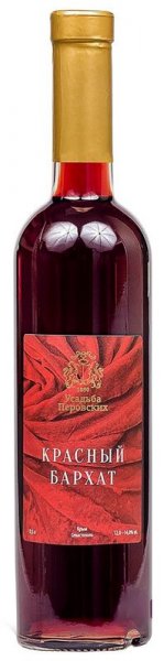 Вино Усадьба Перовских, "Красный Бархат", 2019, 0.5 л