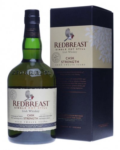 Виски "Redbreast" Cask Strength 12 Years Old (58,1%), gift box, 0.7 л
