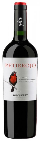 Вино Bisquertt, "Petirrojo" Reserva, Cabernet Sauvignon, Colchagua Valley DO, 2022