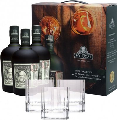 Набор "Botucal" Reserva Exclusiva, set of 3 bottles & 3 glasses