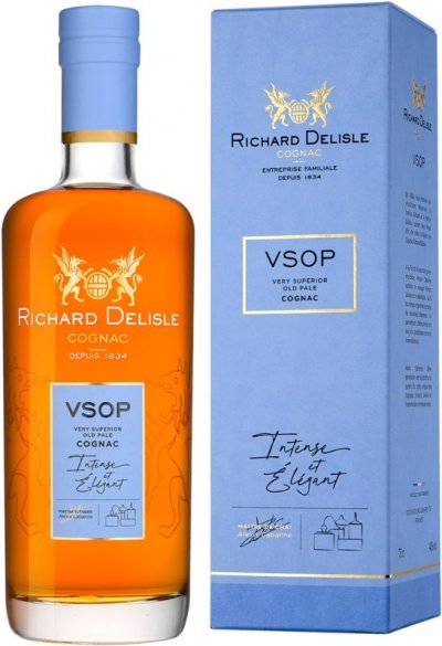 Коньяк "Richard Delisle" VSOP, gift box, 0.7 л