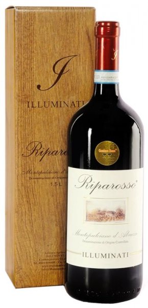 Вино Illuminati, Montepulciano d'Abruzzo "Riparosso" DOC, 2020, gift box, 3 л
