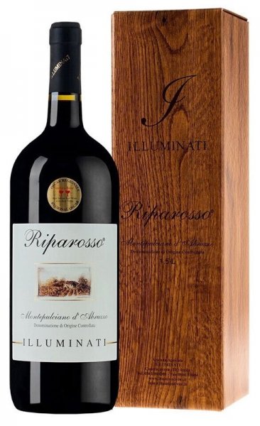 Вино Illuminati, Montepulciano d'Abruzzo "Riparosso" DOC, 2021, gift box, 1.5 л