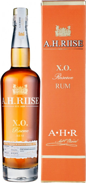 Ром "A.H. Riise" XO Reserve, Super Premium Single Barrel, 2017, gift box, 0.7 л