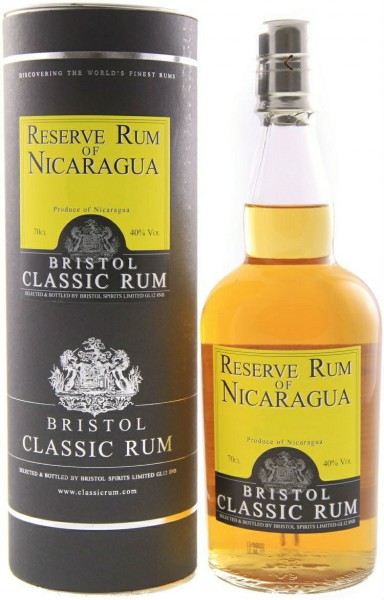 Ром Bristol Classic Rum, Reserve Rum of Nicaragua 1998, in tube, 0.7 л