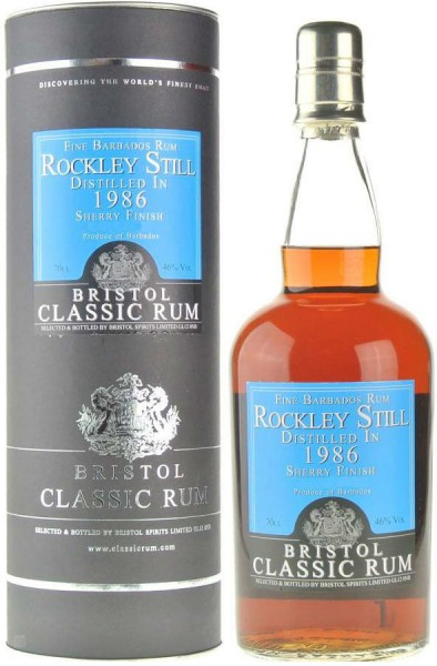 Ром Bristol Classic Rum, "Rockley Still" Barbados, 1986, in tube, 0.7 л