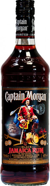 Ром Captain Morgan Black, 0.7 л