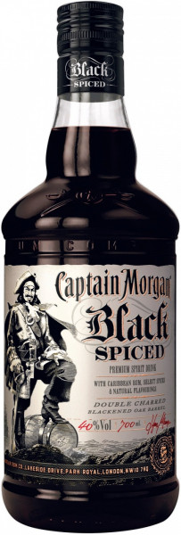 Ром "Captain Morgan" Black Spiced, 1 л
