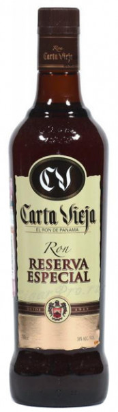 Ром "Carta Vieja" Reserva Especial, 0.75 л