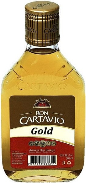 Ром "Cartavio" Gold, 0.2 л
