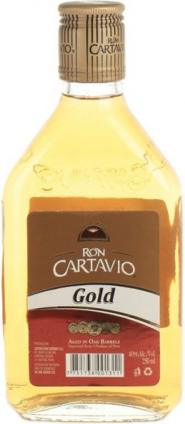 Ром "Cartavio" Gold, 0.25 л