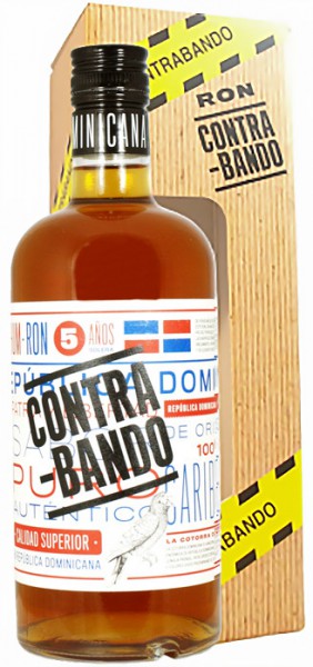 Ром "Contrabando" 5 Years Old, gift box, 0.7 л