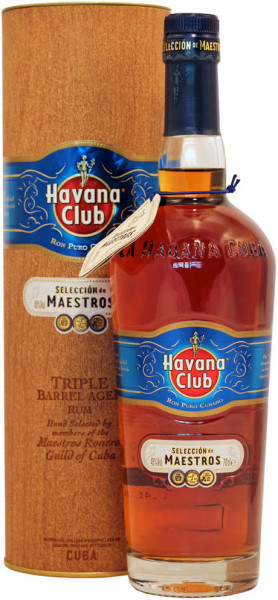 Ром "Havana Club" Seleccion de Maestros, in tube, 0.7 л