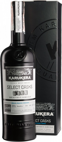 Ром "Karukera" Select Casks, Rhum Vieux Agricole, 2009, gift box, 0.7 л