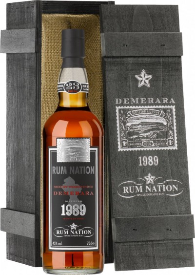 Ром "Rum Nation", Demerara 23 Years Old, wooden box, 0.7 л
