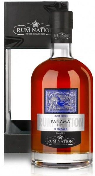 Ром "Rum Nation", Panama 18 Years Old, gift box, 0.7 л